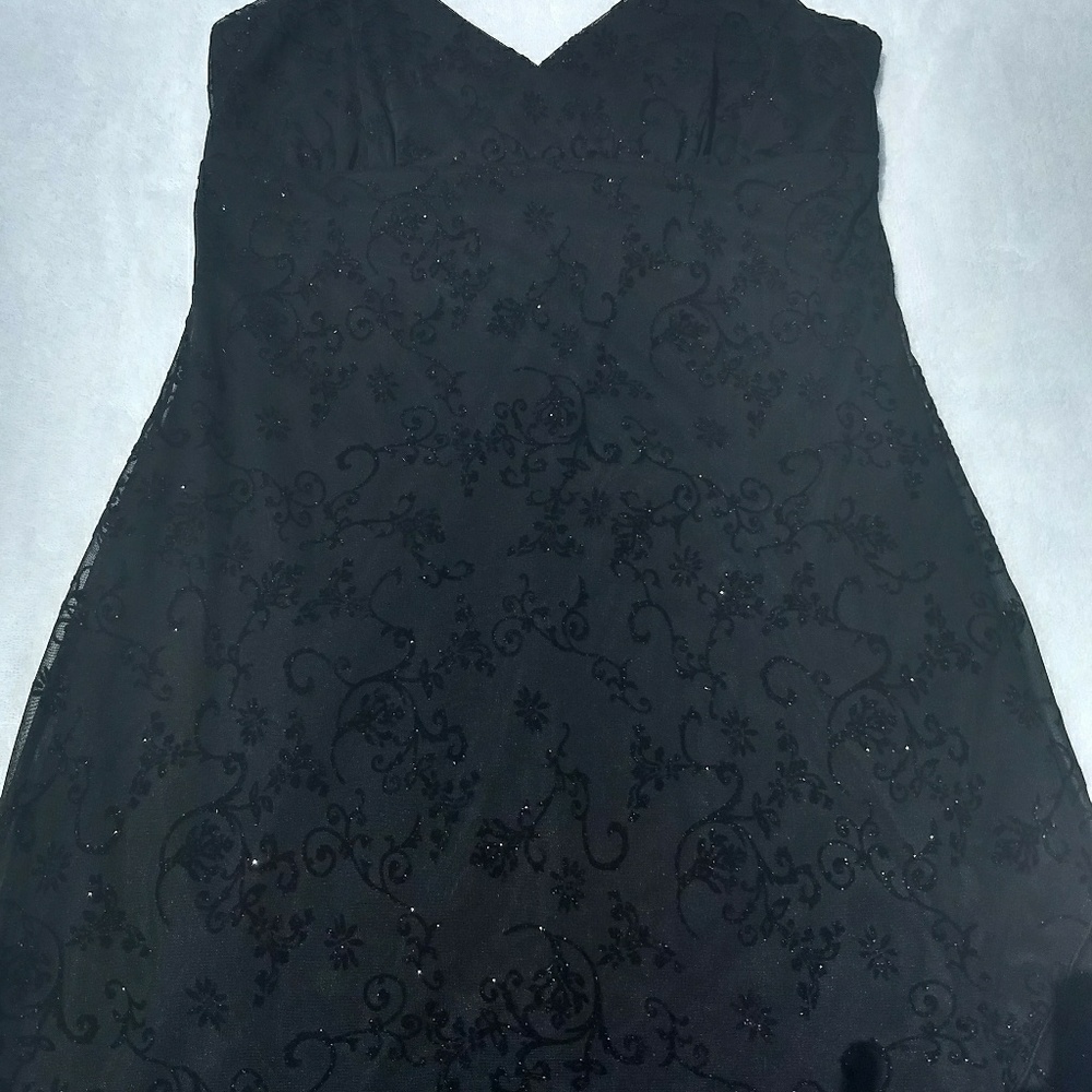 Faith Passion Black Spaghetti Strap Dress